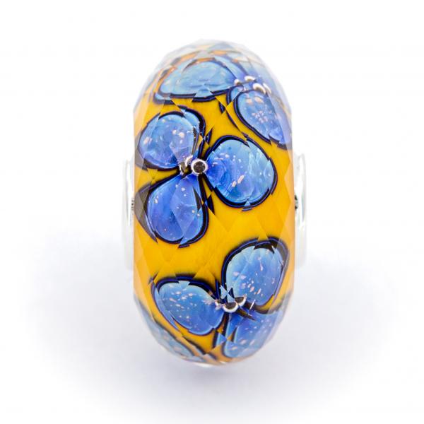 Sunrise Ocean Fieldstone Fractal - Elfbeads Glas
